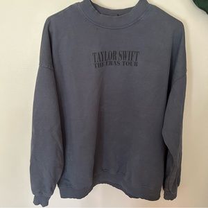 Taylor Swift Eras Tour Blue Crewneck